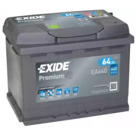 Акумулятор   64Ah-12v Exide PREMIUM(242х175х190),R,EN640