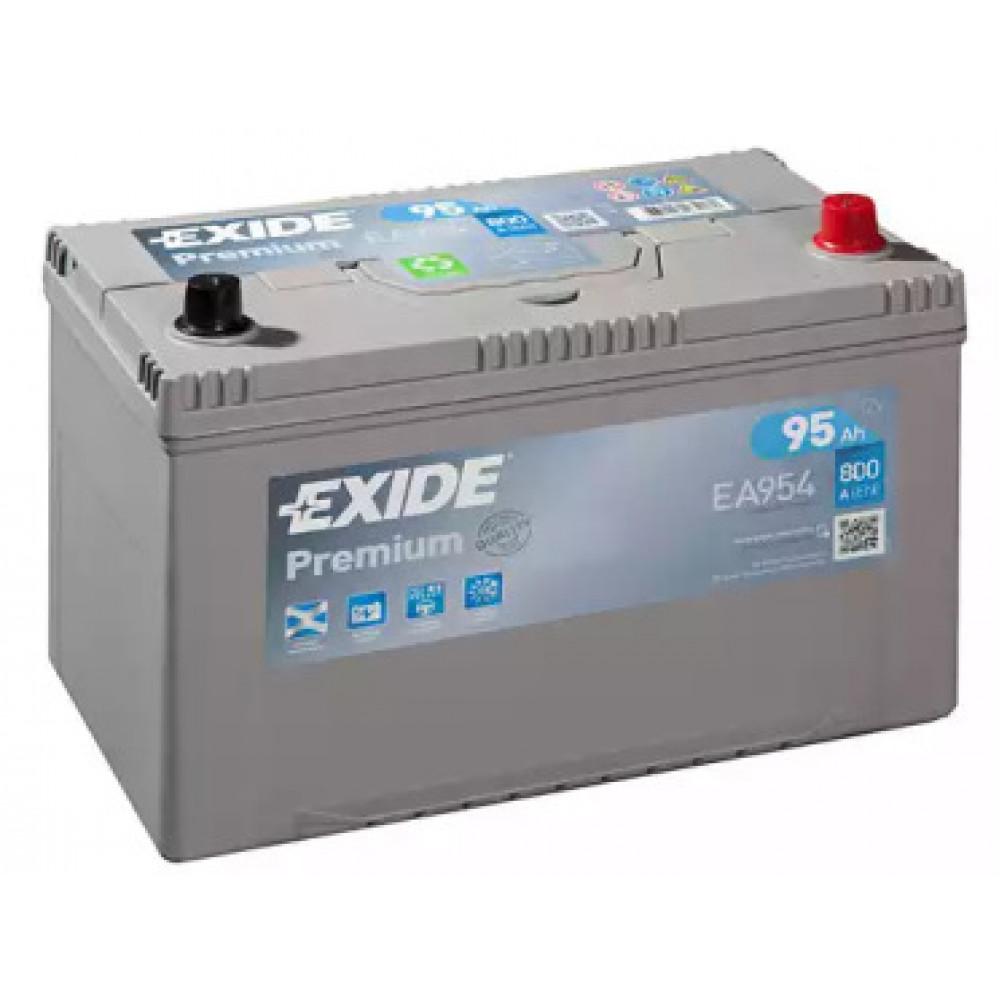 Акумулятор   95Ah-12v Exide PREMIUM (302х171х222),R,EN800