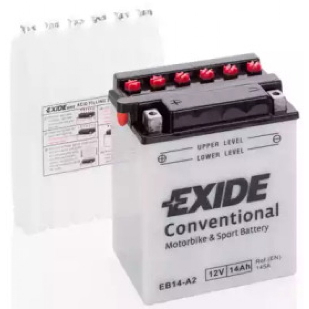 Аккумулятор   14Ah-12v Exide (EB14-A2) (134х89х166) L, EN145