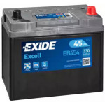 Акумулятор   45Ah-12v Exide EXCELL(234х127х220),R,EN330 !КАТ. -10% 