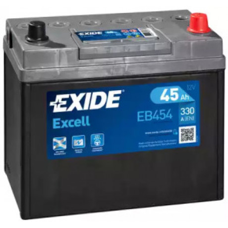 Аккумулятор   45Ah-12v Exide EXCELL(234х127х220),R,EN330