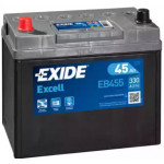 Акумулятор   45Ah-12v Exide EXCELL(234х127х220),L,EN330 Азия тонк.клеммы !КАТ. -10% 