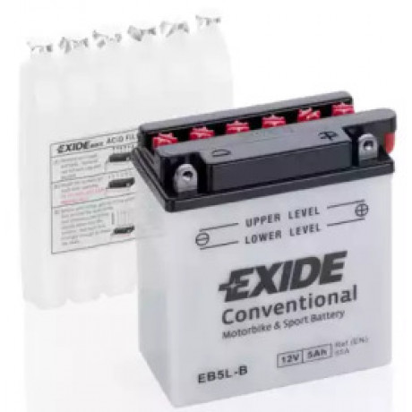 Аккумулятор    5Ah-12v Exide (EB5L-B) (120х60х130) R, EN65