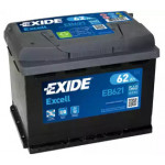 Акумулятор   62Ah-12v Exide EXCELL(242х175х190),L,EN540 