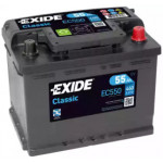 Акумулятор   55Ah-12v Exide CLASSIC(242х175х190),R,EN460 !КАТ. -10% 