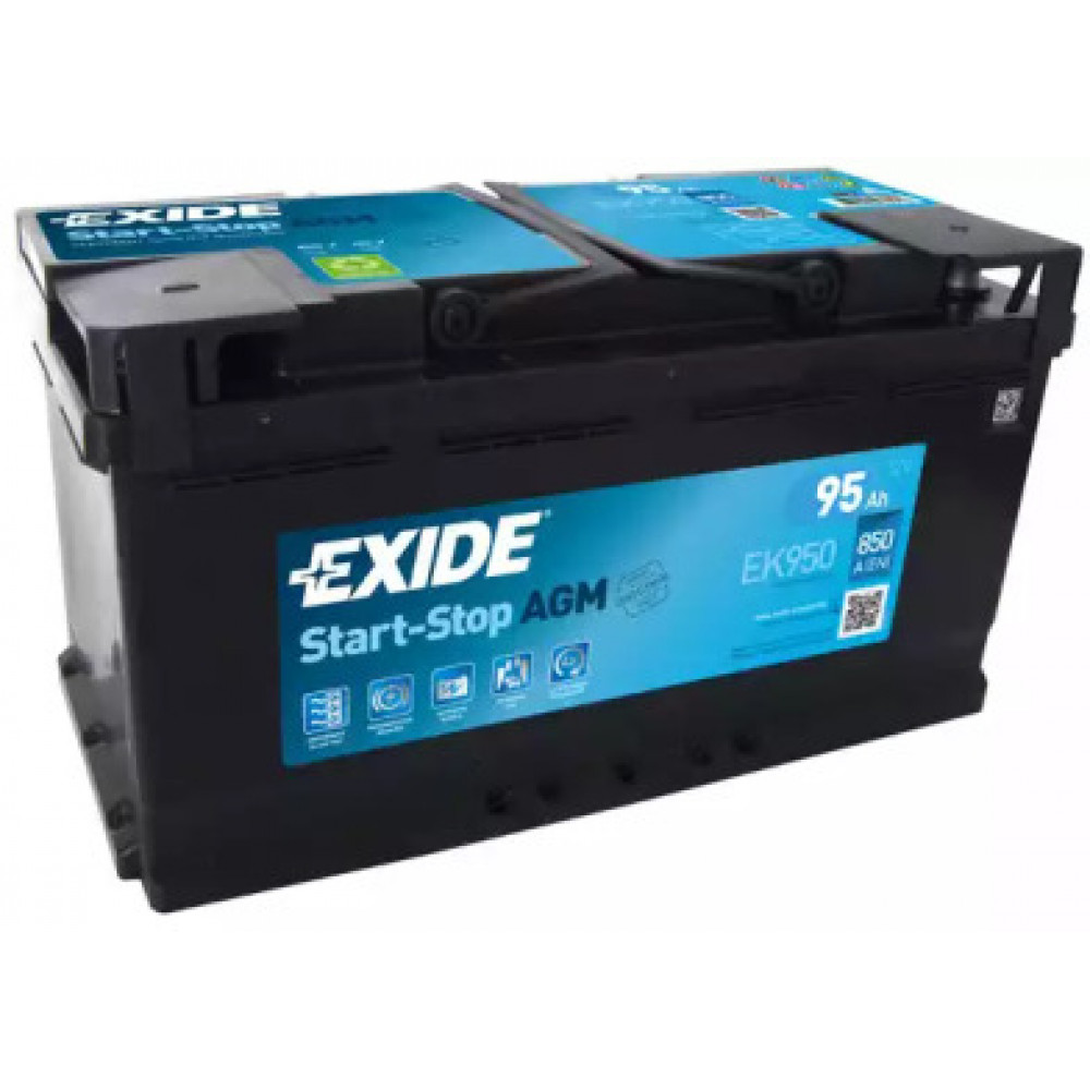 Аккумулятор   95Ah-12v Exide AGM (353х175х190),R,EN850