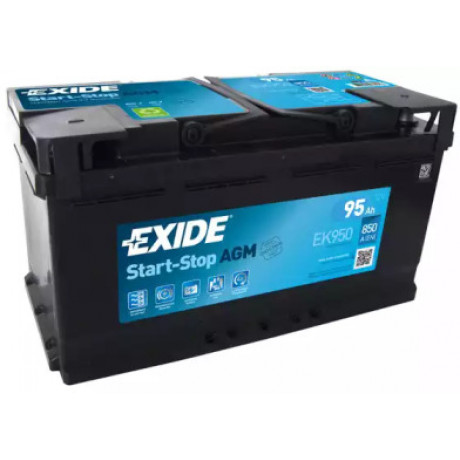 Аккумулятор   95Ah-12v Exide AGM (353х175х190),R,EN850