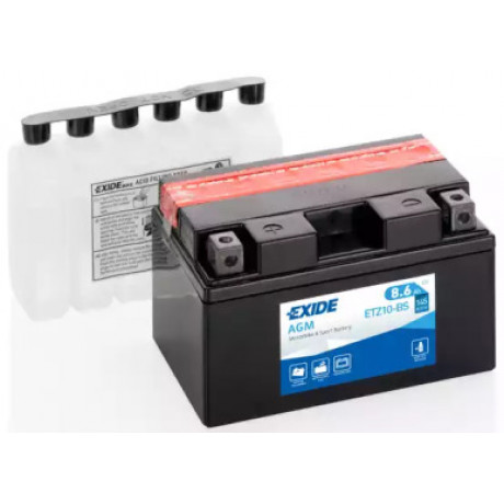 Аккумулятор    8,6Ah-12v Exide AGM (ETZ10-BS) (150х87х93) L, EN145