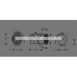 Компресор кондіционера (AVA)