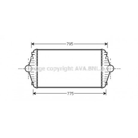 Інтеркулер P806/EVASION/ULYSSE D 94- (Ava)