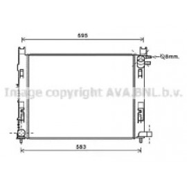 Радіатор Dokker 1.2 i + /+ AC 11/12- (AVA)