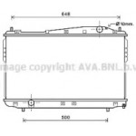 Радiатор охолодження (вир-во AVAl) 