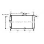 Радiатор охолодження (вир-во AVAl) 