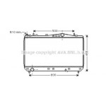 Радіатор REZZO/TACUMA MT 00-04 (Ava) 