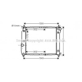 Радіатор KALOS 12/12 MT +-AC 02-04 (Ava)