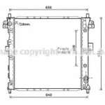 Радiатор охолодження (вир-во AVA) 