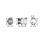 Компресор кондіционера (AVA) 