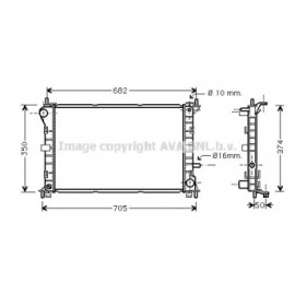 Радіатор (вир-во AVA)