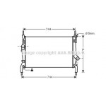 Радіатор (вир-во AVA) 