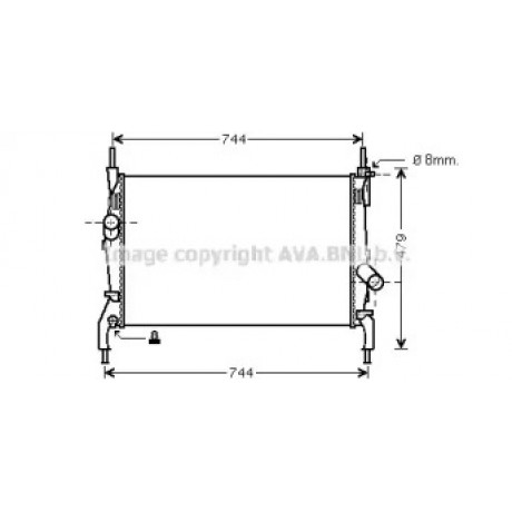 Радіатор (вир-во AVA)