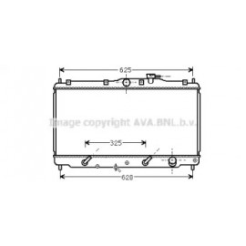 Радiатор охолодження (вир-во AVA)