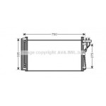 Конденсор кондиціонера GRANDEUR/XG/MAGENTIS 05- (AVA) 