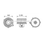 Вентилятор салону (вир-во AVA) 