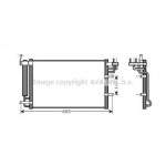 Конденсор кондiцiонера CERATO ALL MT/AT 04- (AVA) 