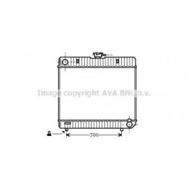 Радіатор MB W123/W126 MT 76-84 (Ava)