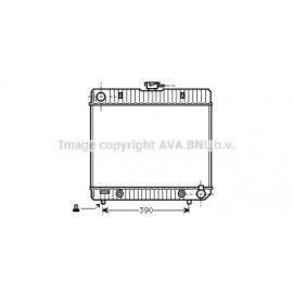 Радіатор MB W123 23/28 AT 76-85 (Ava)