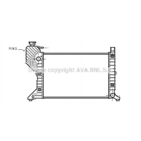 Радиатор охлаждения MB SPRINTER MT -AC 95-99 (AVAl)