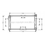 Радіатор (вир-во AVA) 