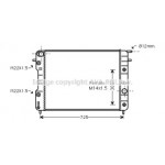 Радіатор OMEGA B 20/5/30 AT 94-99 (Ava) 
