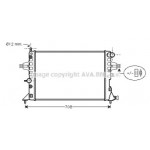 Радіатор ASTRA G/ZAFIRA AT +AC (Ava) 