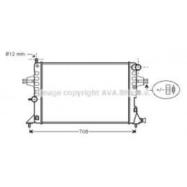 Радiатор охолодження (вир-во AVA)