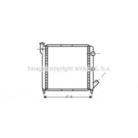 Радiатор охолодження (вир-во AVA)