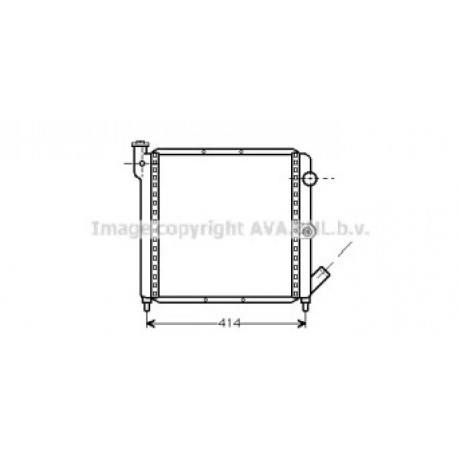 Радiатор охолодження (вир-во AVA)