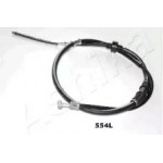 Трос стояночного гальма правий лівий MITSUBISHI LANCER 03- (вир-во ASHIKA) 