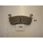 Колодка гальм. Nissan MICRA (вир-во Ashika) 