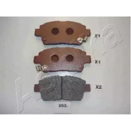 Колодка гальм. TOYOTA COROLLA (вир-во Ashika) Колодка гальм. TOYOTA COROLLA (вир-во Ashika)