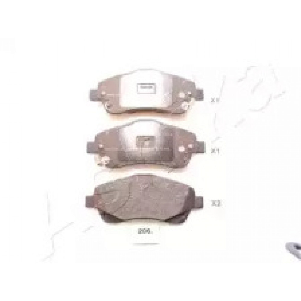 Колодки тормозные дисковые передние TOYOTA AVENSIS (пр-во ASHIKA)