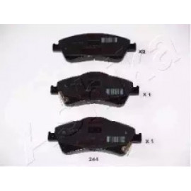 Колодки гальмівні дискові передні TOYOTA AURIS, AVENSIS (вир-во ASHIKA)