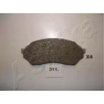 Колодки гальмівні дискові передні MAZDA 323 (вир-во ASHIKA)  Колодки гальмівні дискові передні MAZDA 323 (вир-во ASHIKA)