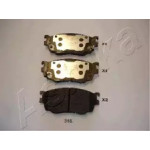 Колодка гальм. MAZDA 626 (вир-во Ashika) 