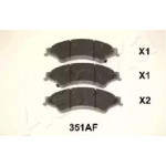 Колодка гальм. Ford RANGER 10- (вир-во Ashika) 