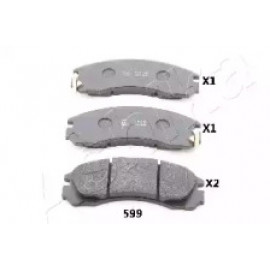 Колодка гальм. MITSUBISHI ECLIPSE (вир-во Ashika)  Колодка гальм. MITSUBISHI ECLIPSE (вир-во Ashika)