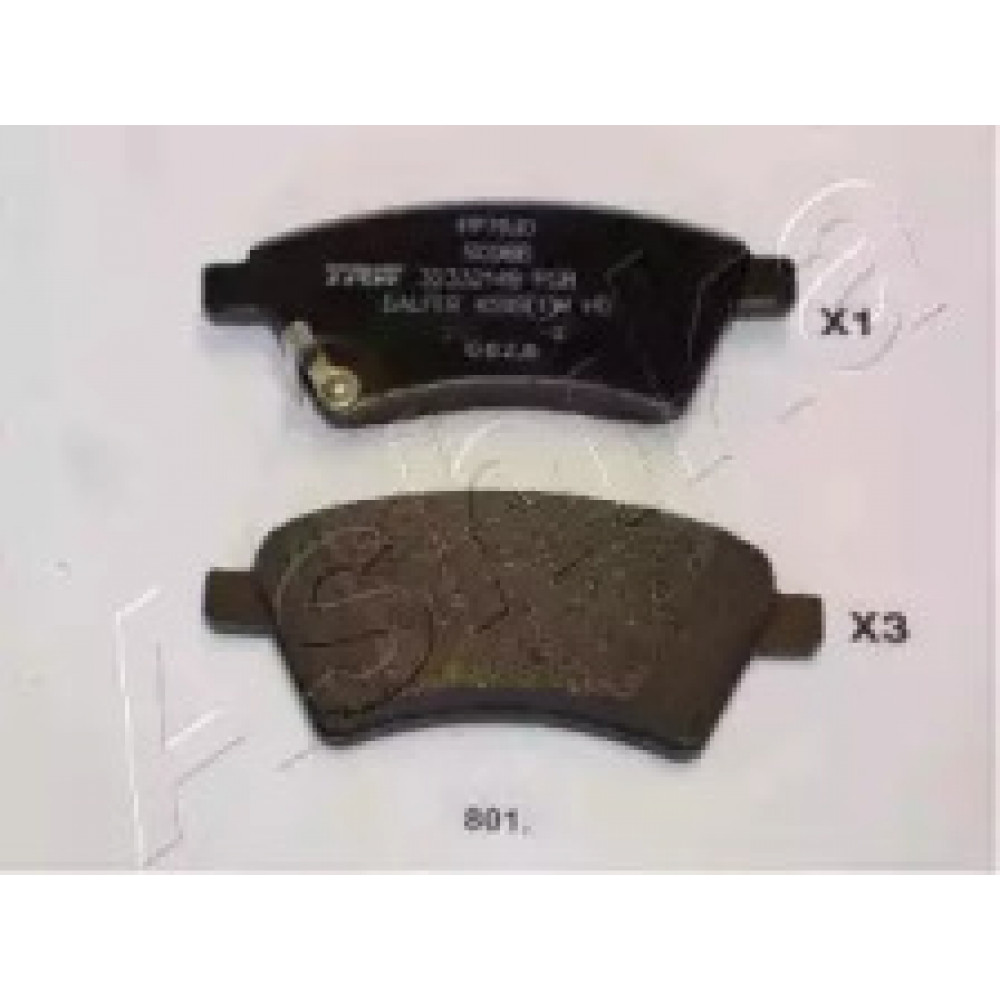 Колодки тормозные дисковые передние SUZUKI SX4 (пр-во ASHIKA)