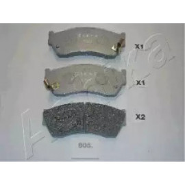 Колодки тормозные дисковые передние SUZUKI SWIFT (пр-во ASHIKA)