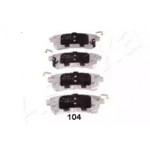 Колодки гальмівні дискові задні INFINITI QX 07-, Nissan PATROL 10- (вир-во ASHIKA)  Колодки гальмівні дискові задні INFINITI QX 07-, Nissan PATROL 10- (вир-во ASHIKA)