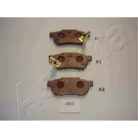 Колодки гальмівні дискові задні HONDA CIVIC (вир-во ASHIKA)